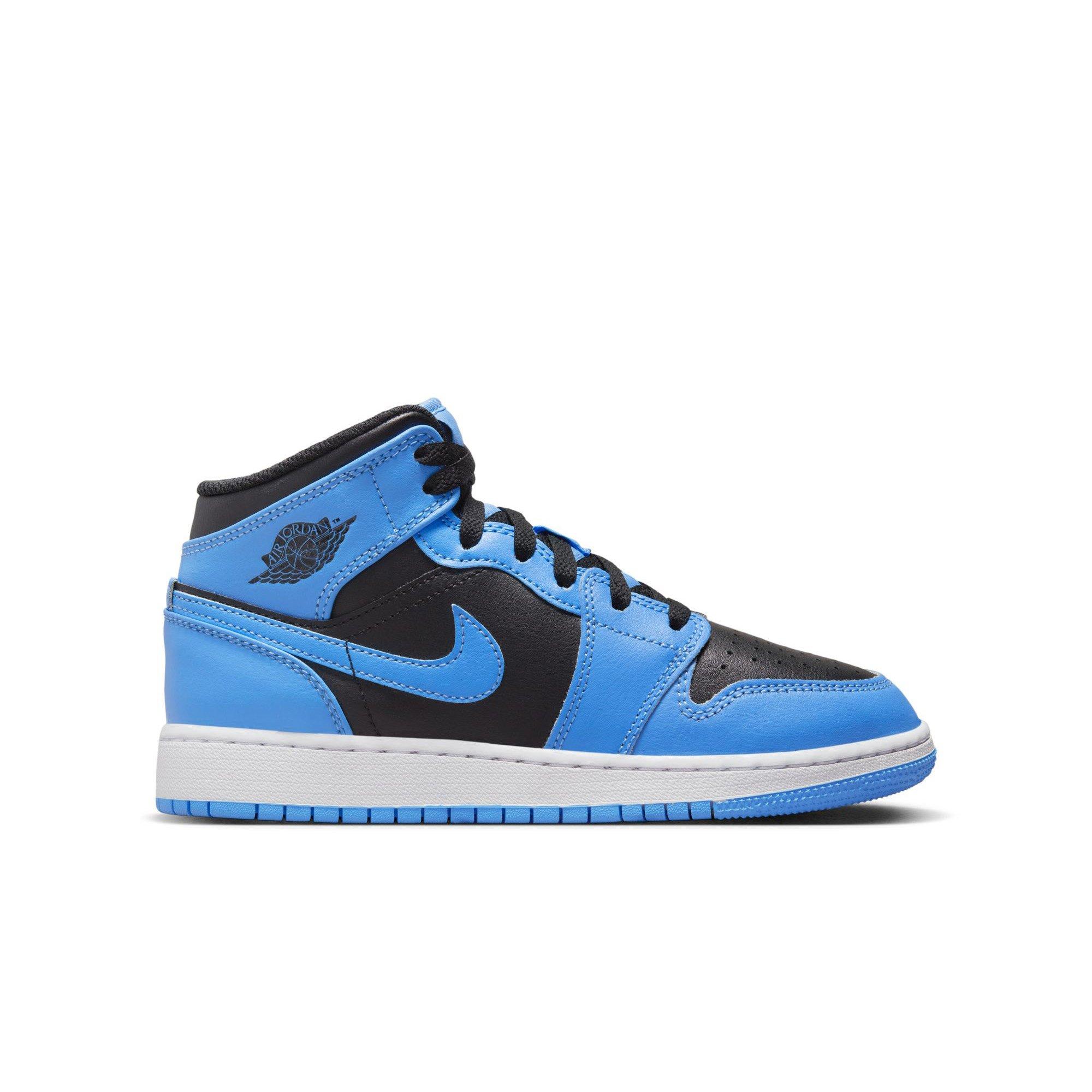 Blue and black clearance jordan 1 grade school